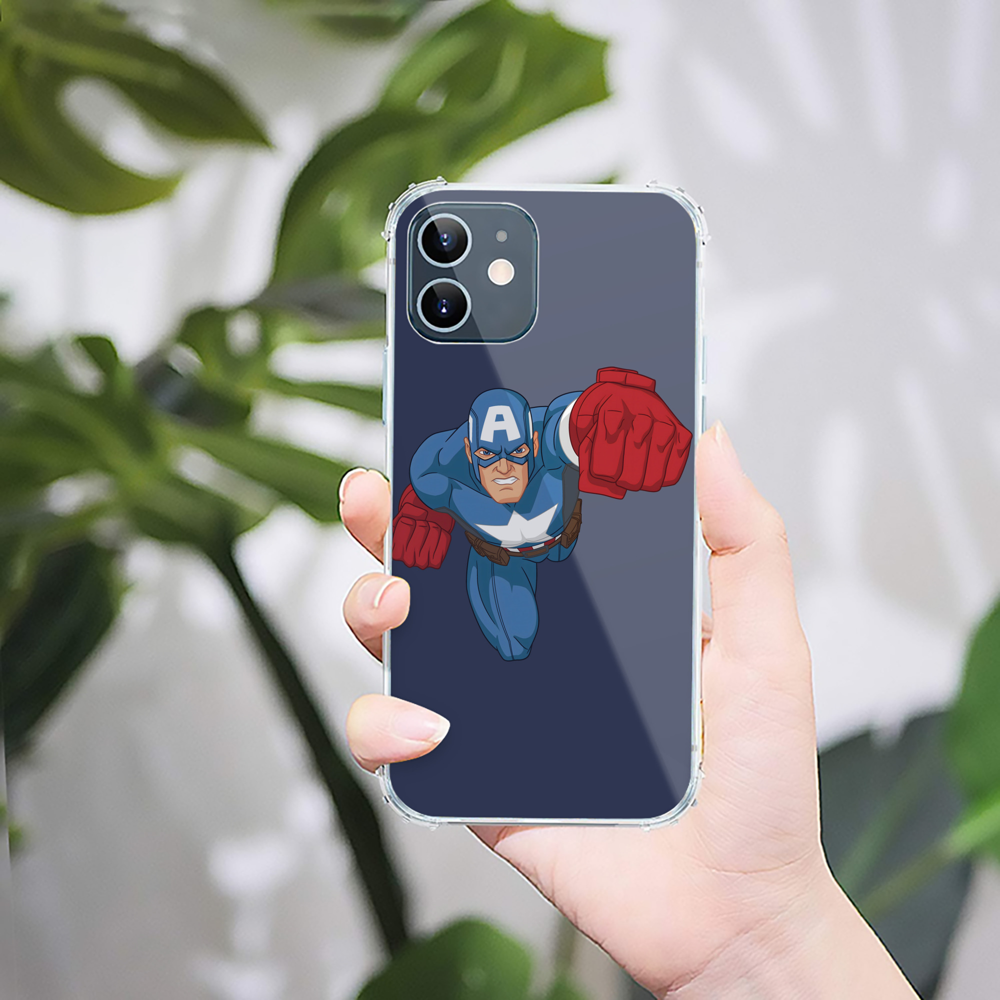 （画像用） アベンジャーズ The Avengers 【iPhone 12シリーズ対応】透明スマホケース（クリアソフトケース）